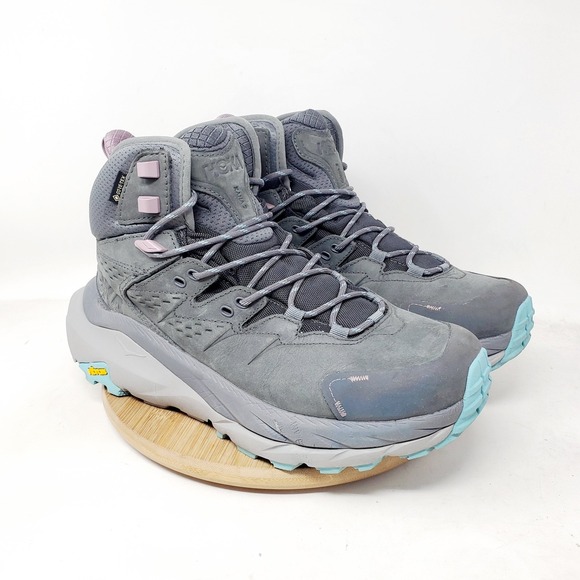 Hoka One One Kaha 2 GTX Boots Womens 9 Trail Waterproof High Top Comfort Sneaker - Picture 5 of 16
